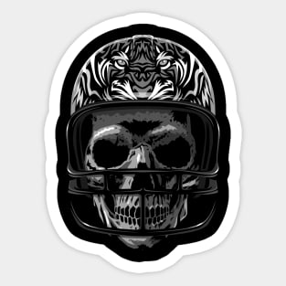 Skull american football Sticker